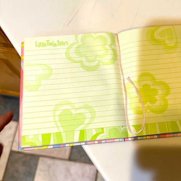 VTG 2003 SANRIO LITTLE TWIN STARS 192 PG LINED JOURNAL MEMO NOTE PAD STATIONARY - Picture 5 of 10